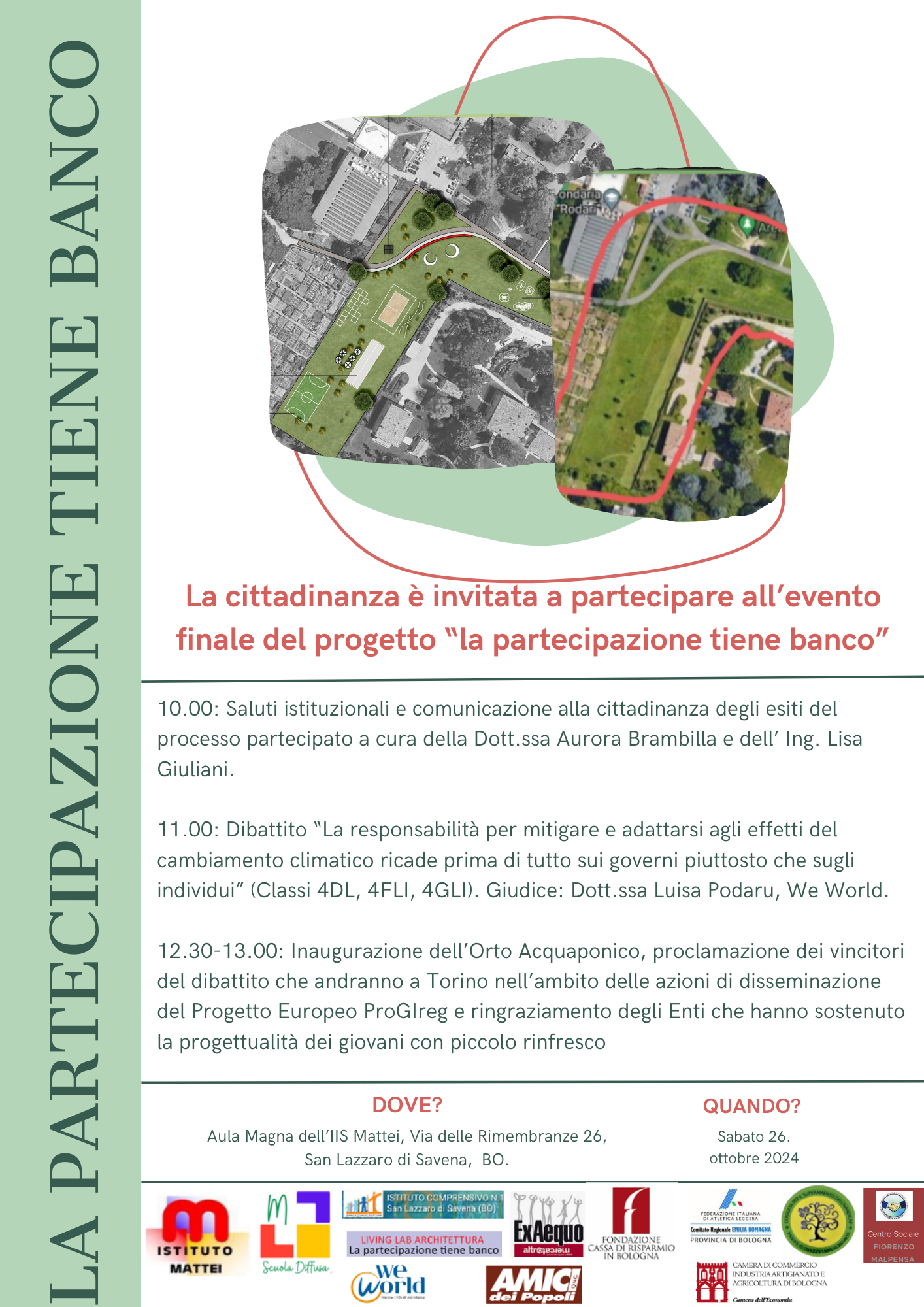 Evento finale del Percorso Partecipato "La partecipazione tiene banco"