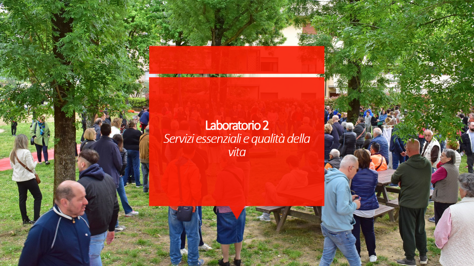 LABORATORIO 2 — Servizi essenziali e qualità della vita. Mercoledì 12 novembre 2025 – ore 18.00-19.45 - Piattaforma Zoom: https://zoom.us/j/95388457806