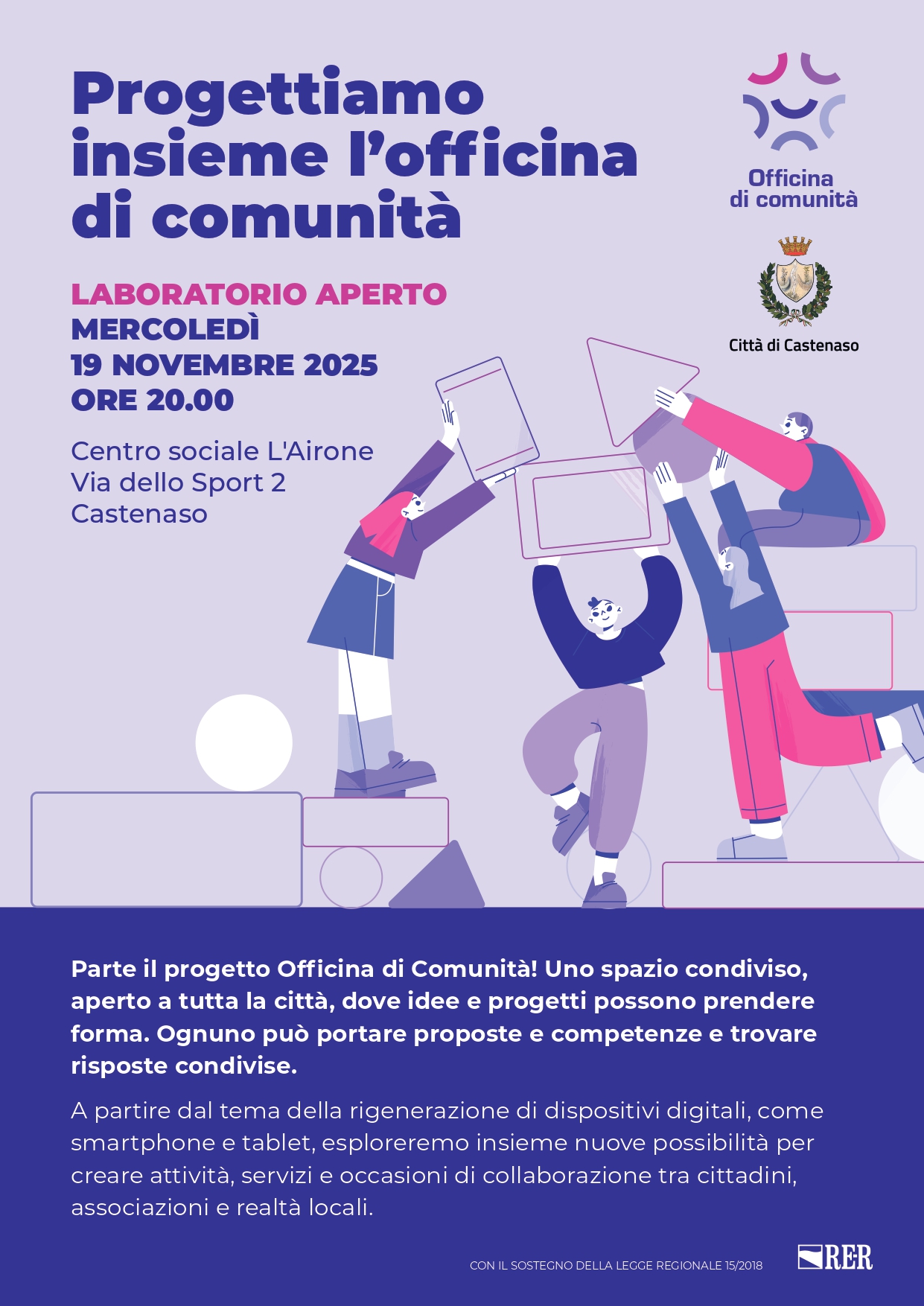 Laboratorio Aperto OST: progettiamo insieme l'Officina di comunità