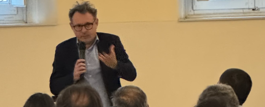 Media picture: I saluti di Massimo Isola, sindaco di Faenza