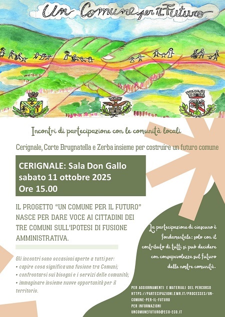 Incontri di partecipazione con le comunità locali.