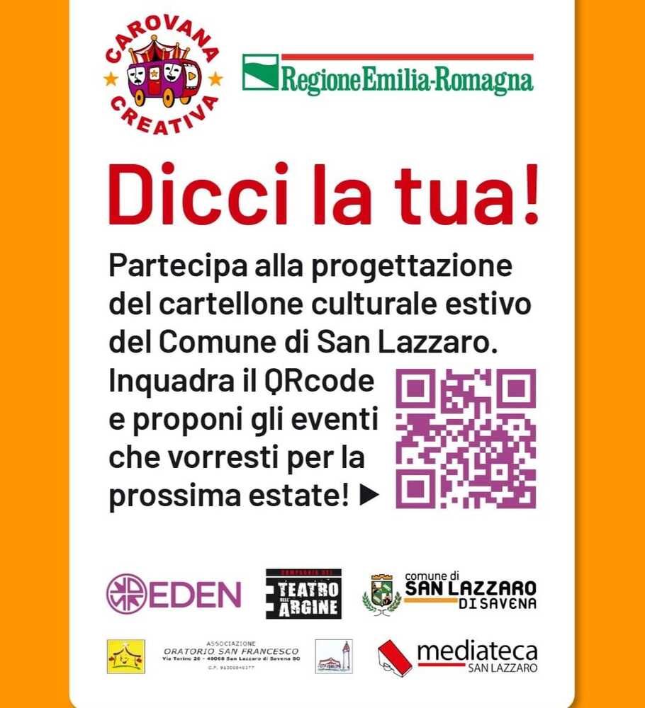 Qrcode di accesso al Percorso online Carovana Creativa